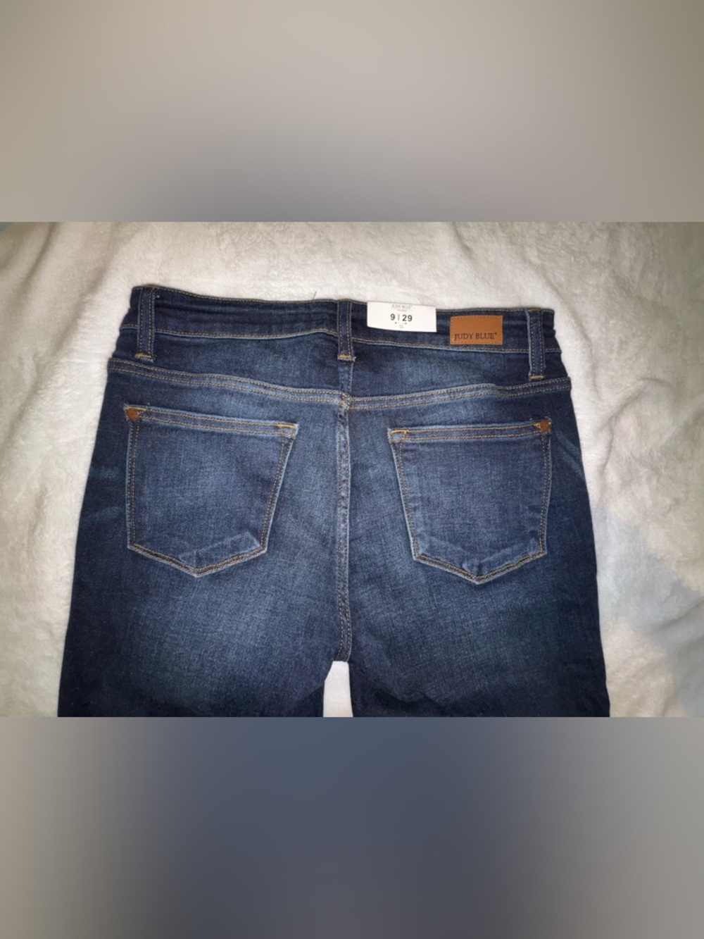 Judy Blue Dark Indigo Mid-Rise Skinny Jeans - Picture 2 of 6